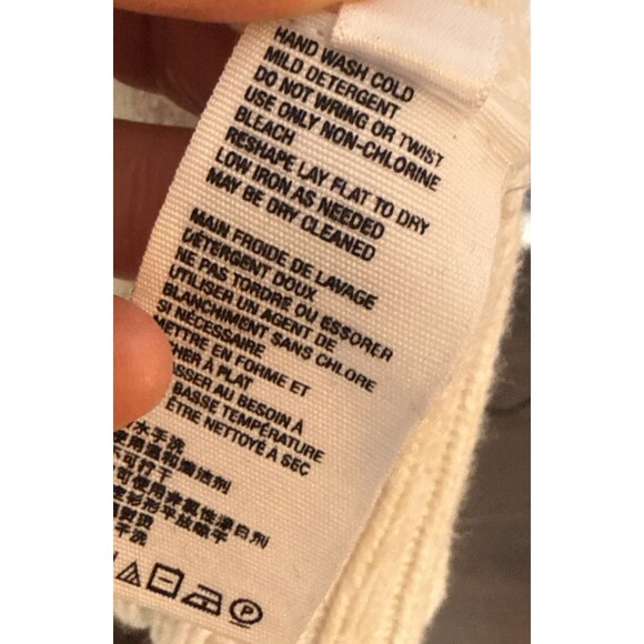 Free People High Hopes Cardigan Sweater Small Oversized Chunky Knit Slouchy Open - Picture 3 of 11